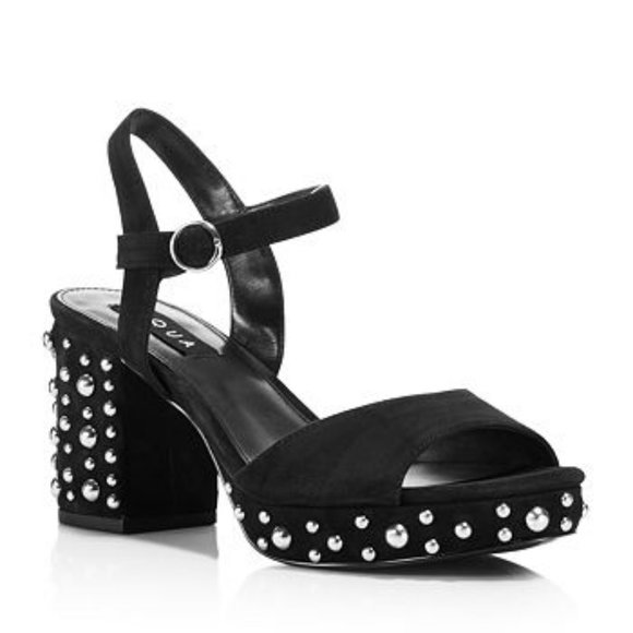 Aqua Shoes - ❌SOLD❌NEW🌸AQUA Bells Studded Suede Ankle Strap Sandals